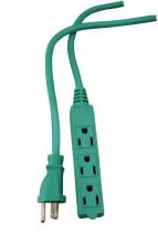 Southwire 859 - CUBE TAP- 16/3 20' SJTW 3 OUTLET POWER