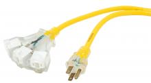 Southwire 2827 - EXTCORD- 12/3 SJTW 50' YELLOW LE TRI YJ
