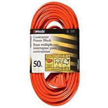 Southwire 819 - EXTCORD- 12/3 SJTW 50' ORANGE TRI W