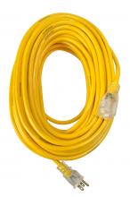 Southwire 2885AC - EXTCORD- 12/3 SJTW 100' YELLOW LE YJ +