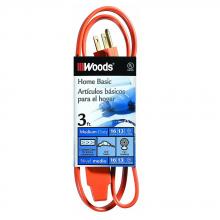 Southwire 814 - OFFICECORD- 16/3 SPT-2 3' ORG 3OUTLET W