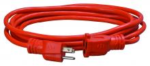 Southwire 2487SW8804 - CORD SET- 14/3 25' SJTW RED LE