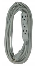 Southwire 2867 - OFFICECORD- 16/3 SJTW 20' GRAY 3OUTLET W