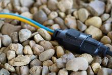 Southwire 25388828 - EXTCORD- 12/3 SJTW 50' YLW/BLK LOCK SW