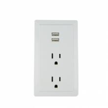 Southwire 41230 - WALL TAP- USB TAP 2OUT/2USB 2.4A
