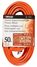 Southwire 826 - EXTCORD- 14/3 SJTW 50' ORANGE TRI W