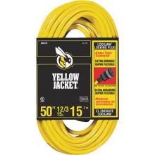 Southwire 2737 - EXTCORD- 12/3 SJTW 50' YELLOW LOCK YJ