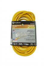 Southwire 4187SW8802 - CORD- TRI-SOURCE 12/3 25' SJTW YELLOW LE