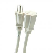 Southwire 277563 - CORD SET- 16/3 8' SJTW WHITE