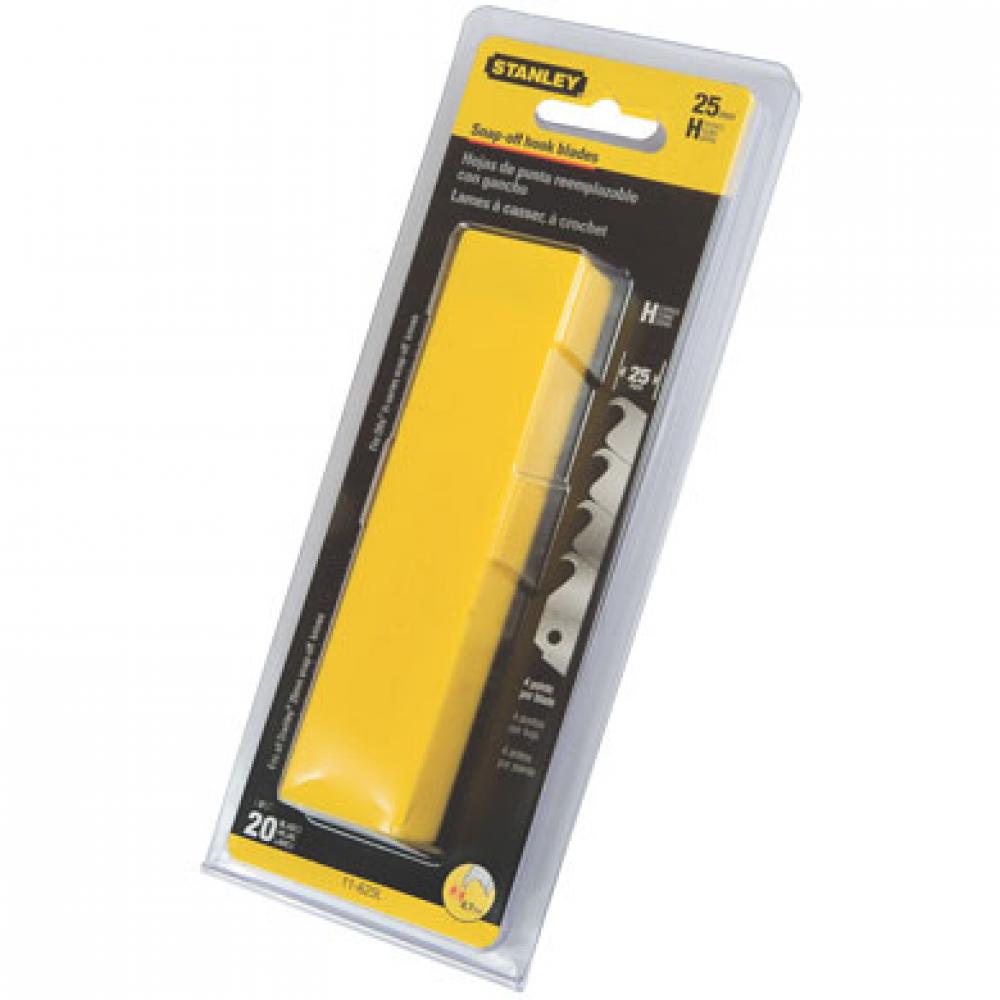 20 pk 25mm Snap-Off Hook Blades<span class=' ItemWarning' style='display:block;'>Item is usually in stock, but we&#39;ll be in touch if there&#39;s a problem<br /></span>