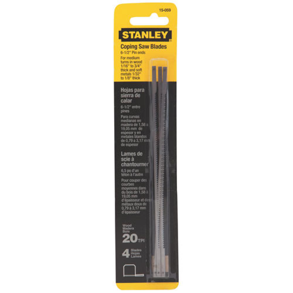 4 pk 6-1/2 in x 20 TPI Coping Saw Blades<span class=' ItemWarning' style='display:block;'>Item is usually in stock, but we&#39;ll be in touch if there&#39;s a problem<br /></span>
