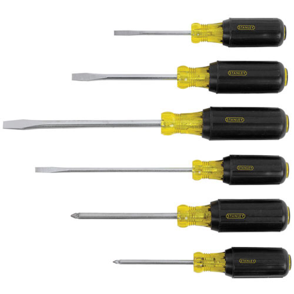 6 pc Vinyl Grip Screwdriver Set<span class=' ItemWarning' style='display:block;'>Item is usually in stock, but we&#39;ll be in touch if there&#39;s a problem<br /></span>