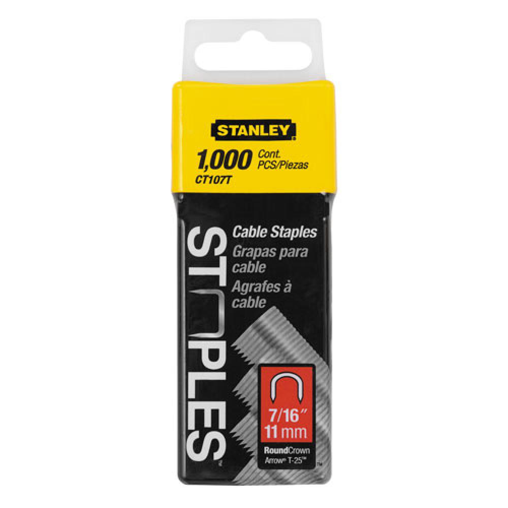 1,000 pc 7/16 inÂ Cable Staples<span class=' ItemWarning' style='display:block;'>Item is usually in stock, but we&#39;ll be in touch if there&#39;s a problem<br /></span>
