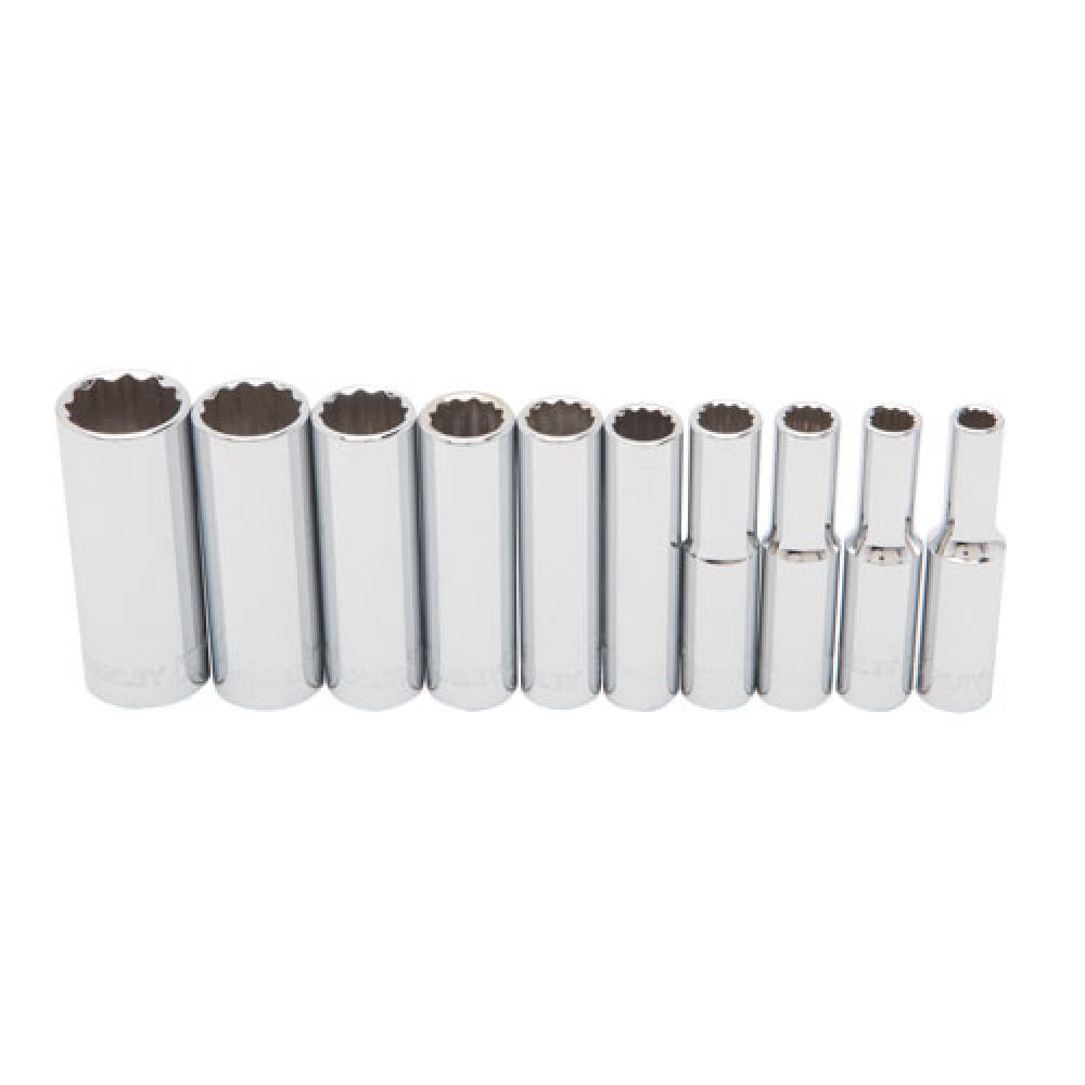 10 pc 1/4&#34; SAE Deep Socket Set<span class=' ItemWarning' style='display:block;'>Item is usually in stock, but we&#39;ll be in touch if there&#39;s a problem<br /></span>