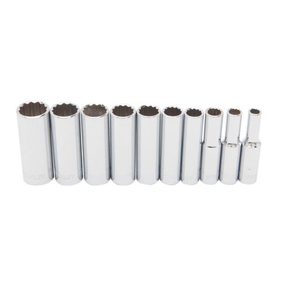 10 pc 1/4&#34; Metric Deep Socket Set<span class=' ItemWarning' style='display:block;'>Item is usually in stock, but we&#39;ll be in touch if there&#39;s a problem<br /></span>