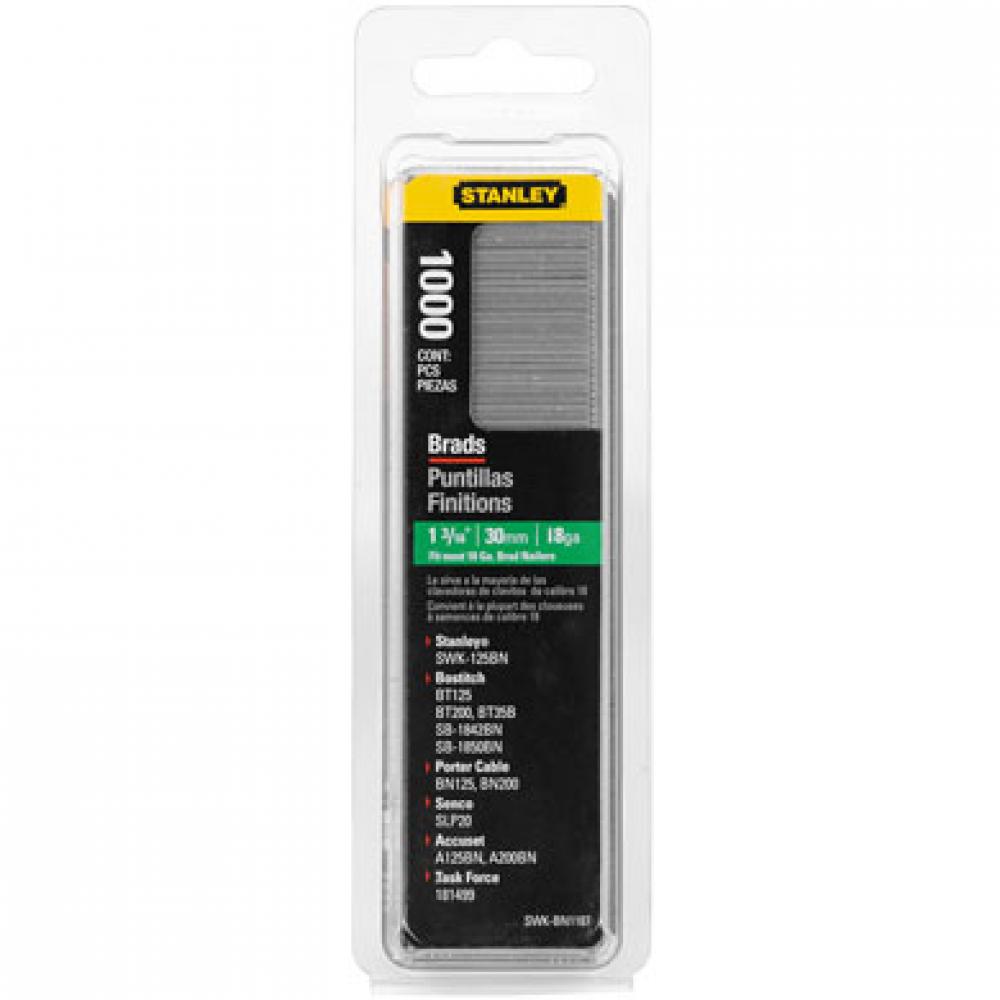 1,000 pc 1-3/16 in Brad Nails<span class=' ItemWarning' style='display:block;'>Item is usually in stock, but we&#39;ll be in touch if there&#39;s a problem<br /></span>