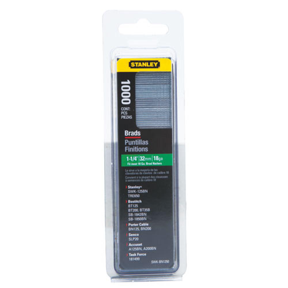 1,000 pc 1-1/4 inÂ Brad Nails<span class=' ItemWarning' style='display:block;'>Item is usually in stock, but we&#39;ll be in touch if there&#39;s a problem<br /></span>