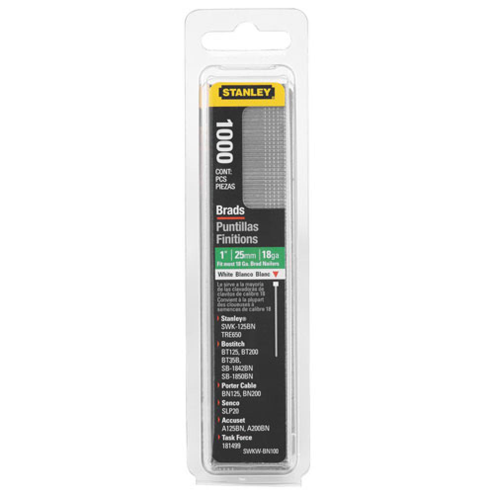 1,000 pk 1 in White Brad Nails<span class=' ItemWarning' style='display:block;'>Item is usually in stock, but we&#39;ll be in touch if there&#39;s a problem<br /></span>