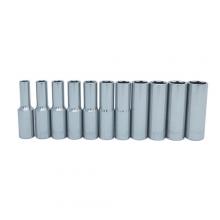 Stanley 95-446 - 11 pc 1/2 in Drive Standard Socket Set Metric