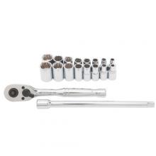 Stanley STMT74863 - 18 pc 1/4" SAE & Metric Mechanics Tool Set
