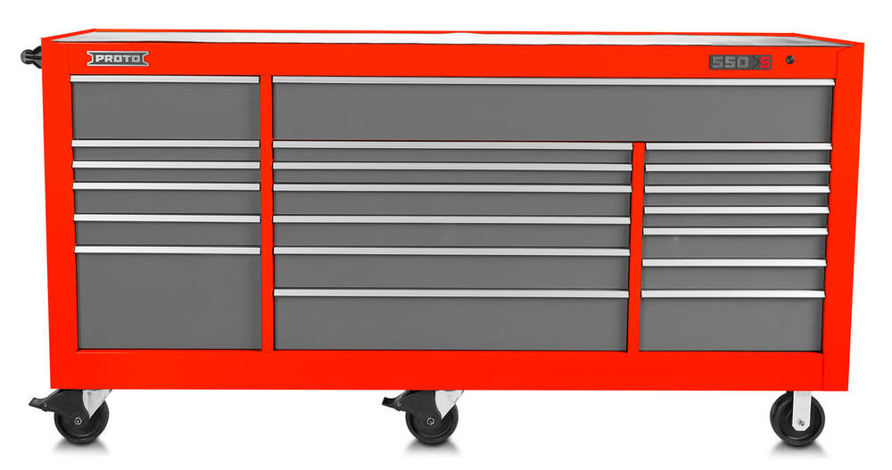 WRKSTN 88IN 20 DRWR RED/GRAY<span class=' ItemWarning' style='display:block;'>Item is usually in stock, but we&#39;ll be in touch if there&#39;s a problem<br /></span>