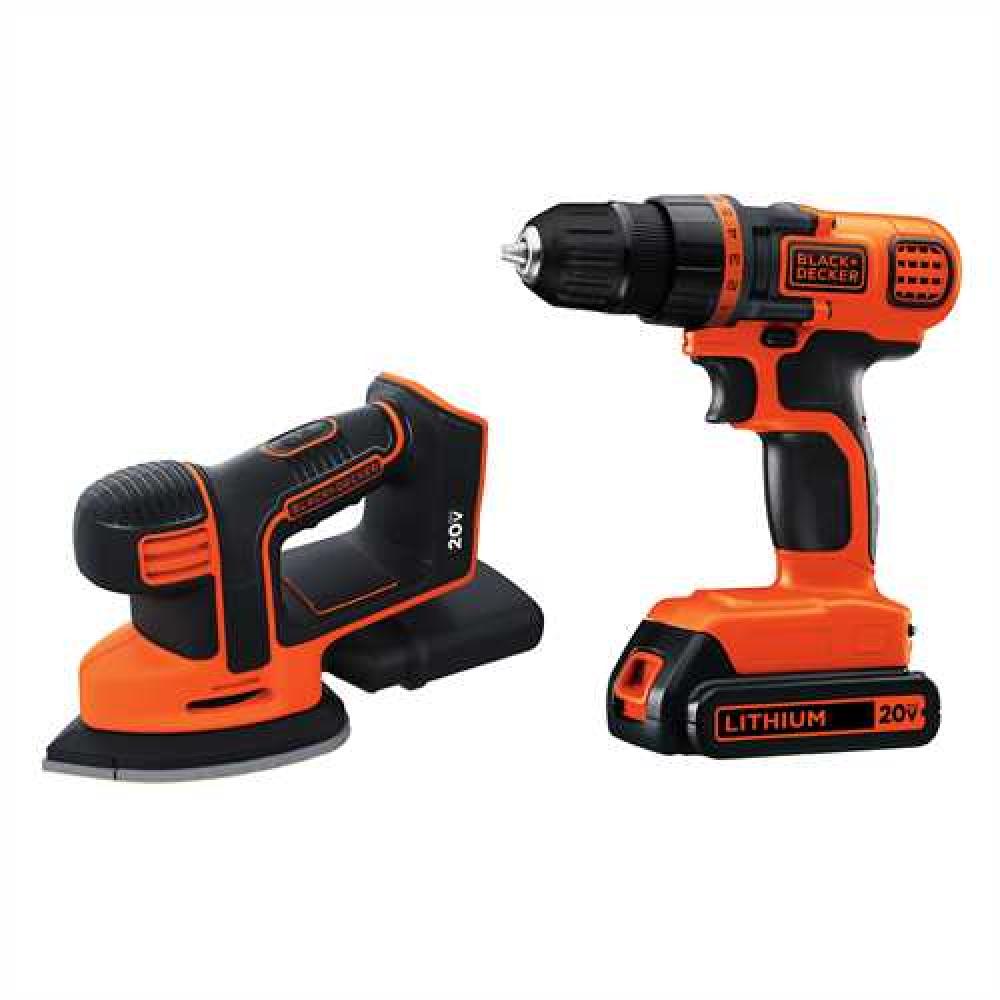 20V MAX* Lithium Ion Drill/Driver and MOUSE(R) Detail Sander Combo Kit<span class=' ItemWarning' style='display:block;'>Item is usually in stock, but we&#39;ll be in touch if there&#39;s a problem<br /></span>