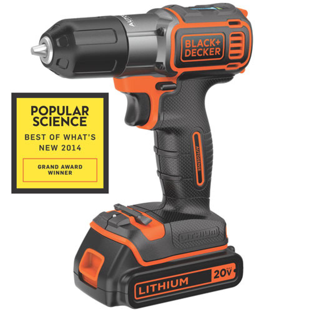 20V MAX* Lithium Drill/Driver with AutoSense(TM) Technology<span class=' ItemWarning' style='display:block;'>Item is usually in stock, but we&#39;ll be in touch if there&#39;s a problem<br /></span>