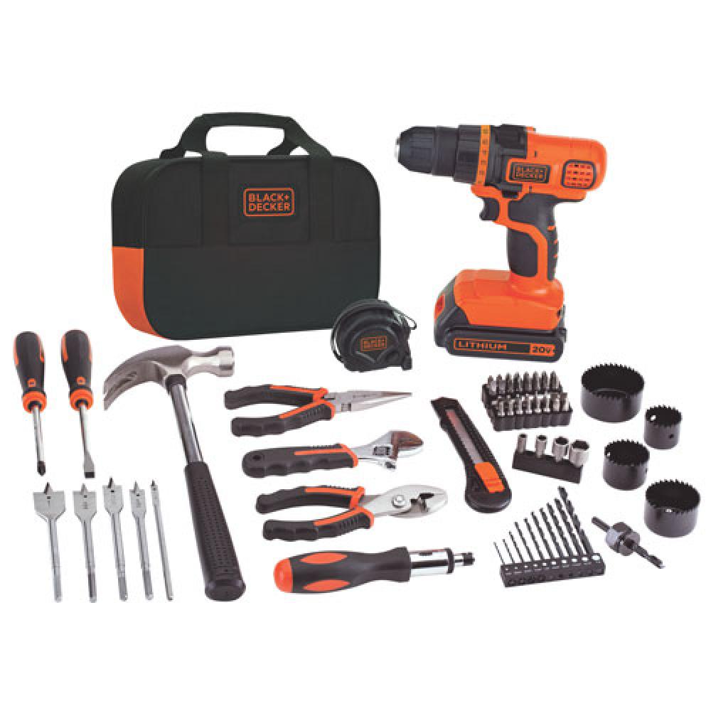 20V MAX* Lithium Ion Drill/Driver + 68 Piece Project Kit<span class=' ItemWarning' style='display:block;'>Item is usually in stock, but we&#39;ll be in touch if there&#39;s a problem<br /></span>