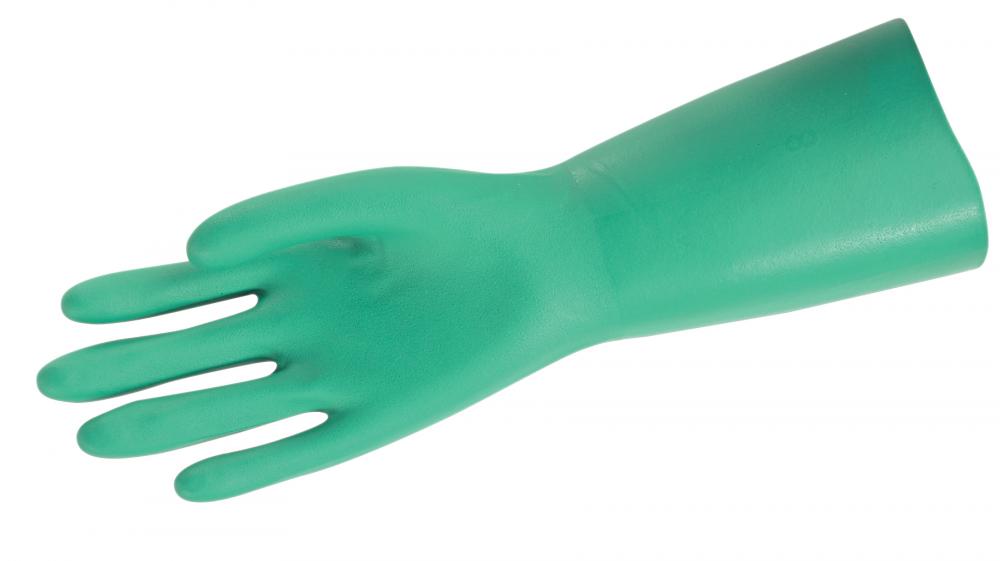 Green Unlined 11 Mil Economy Nitrile<span class=' ItemWarning' style='display:block;'>Item is usually in stock, but we&#39;ll be in touch if there&#39;s a problem<br /></span>