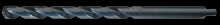 Chicago-Latrobe 49516 - 118° Automotive Tanged Shank Style Taper Length Drill