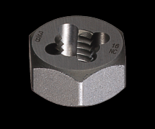 Cle-Line C29193 - Carbon Steel Hexagon Rethreading Die