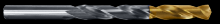 Cle-Line C97307 - 135° Heavy-Duty TiN-Tipped Jobber Length Drill