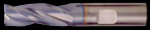 Cleveland C80378 - 3-Flute Square End High-Performance End Mill for Steel and Stainless Steel