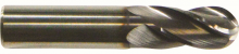 Cleveland C83543 - 4-Flute Ball Nose Single End General Purpose End Mill