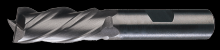 Cleveland C42309 - HSS Single End 4-Flute Non-Center Cutting Left Hand Helix Left Hand Cut Finisher
