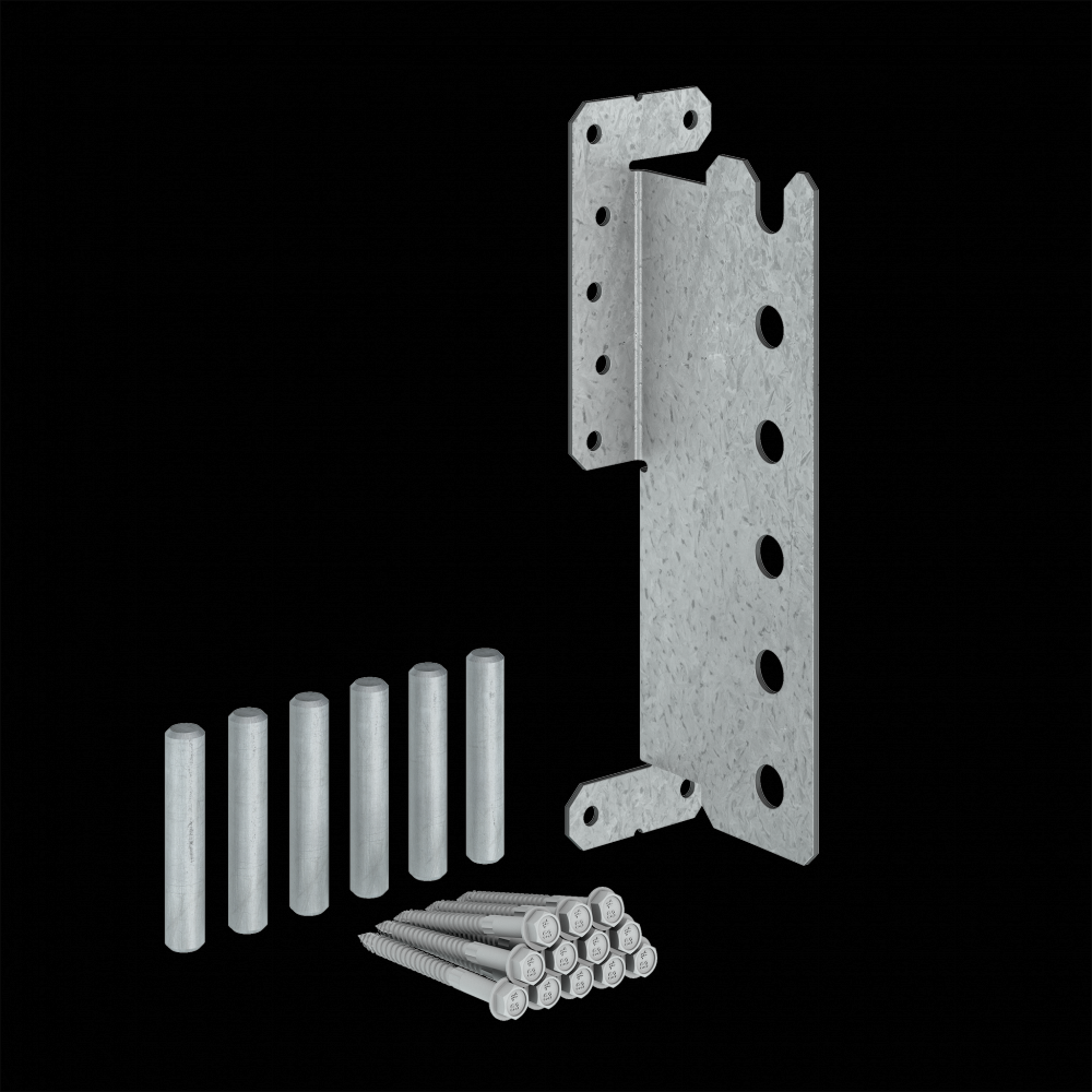 CJTZ™ 12-Gauge ZMAX® Galvanized Concealed Joist Tie with (6) Short Pins<span class=' ItemWarning' style='display:block;'>Item is usually in stock, but we&#39;ll be in touch if there&#39;s a problem<br /></span>