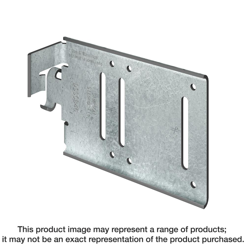 DSSCB 4 in. x 8 in. Bypass Framing Drift Strut Connector w/ Screws (25-Qty)<span class=' ItemWarning' style='display:block;'>Item is usually in stock, but we&#39;ll be in touch if there&#39;s a problem<br /></span>