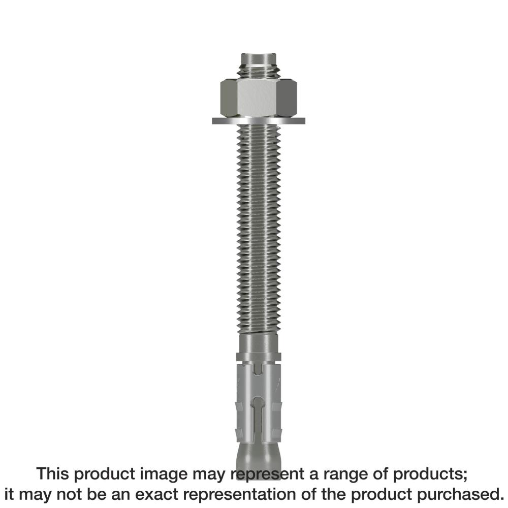 Strong-Bolt® 2 - 5/8 in. x 6 in. Type 316 Stainless-Steel Wedge Anchor (20-Qty)<span class=' ItemWarning' style='display:block;'>Item is usually in stock, but we&#39;ll be in touch if there&#39;s a problem<br /></span>