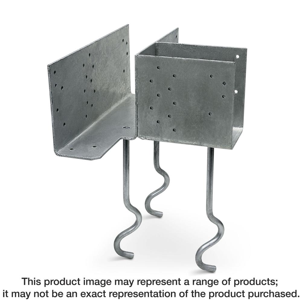 ECCLQMD™ Hot-Dip Galvanized L-Shape Embedded Column Cap for 3-5/8 in Beam, Skewed Right<span class=' ItemWarning' style='display:block;'>Item is usually in stock, but we&#39;ll be in touch if there&#39;s a problem<br /></span>