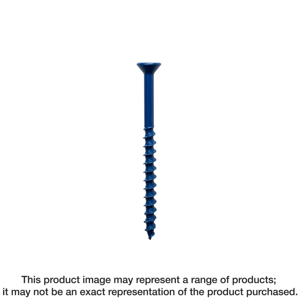Titen Turbo™ - 3/16 in. x 1-3/4 in. 6-Lobe Flat-Head Concrete and Masonry Screw, Blue (200-Qty)<span class=' ItemWarning' style='display:block;'>Item is usually in stock, but we&#39;ll be in touch if there&#39;s a problem<br /></span>