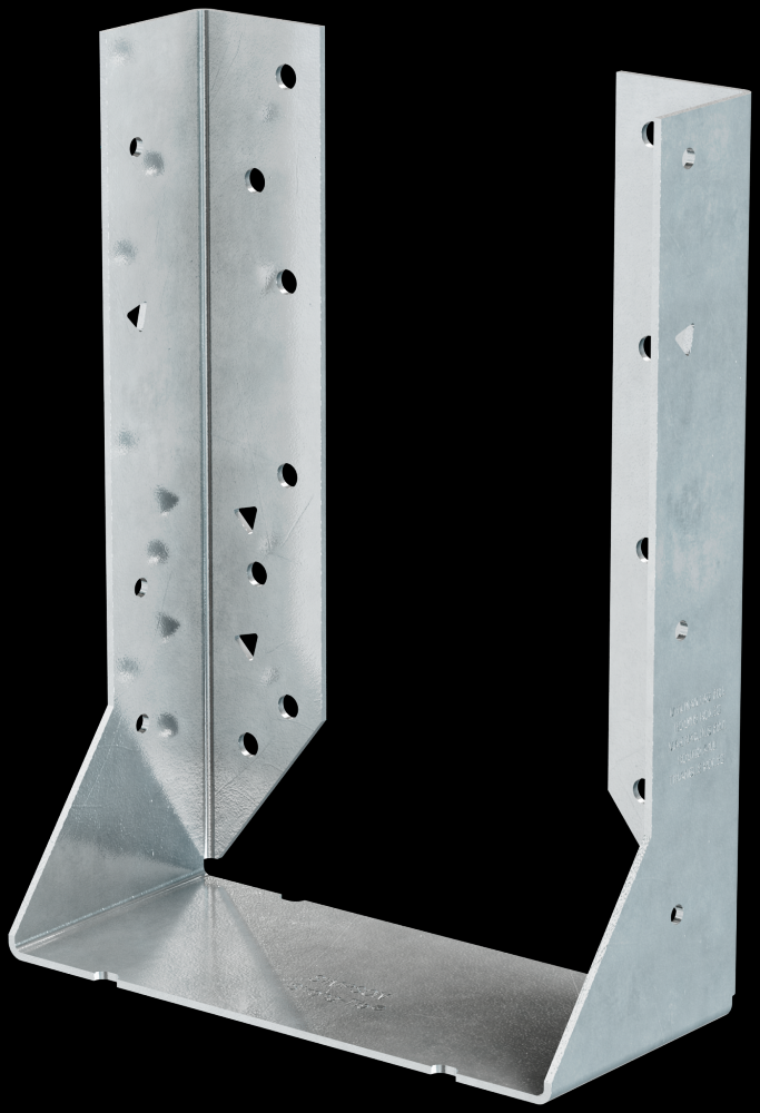 HUC Stainless-Steel Face-Mount Concealed-Flange Joist Hanger for 6x10<span class=' ItemWarning' style='display:block;'>Item is usually in stock, but we&#39;ll be in touch if there&#39;s a problem<br /></span>