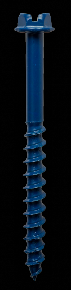 Titen Turbo™ - 1/4 in. x 2-3/4 in. Hex-Head Concrete and Masonry Screw, Blue (100-Qty)<span class=' ItemWarning' style='display:block;'>Item is usually in stock, but we&#39;ll be in touch if there&#39;s a problem<br /></span>