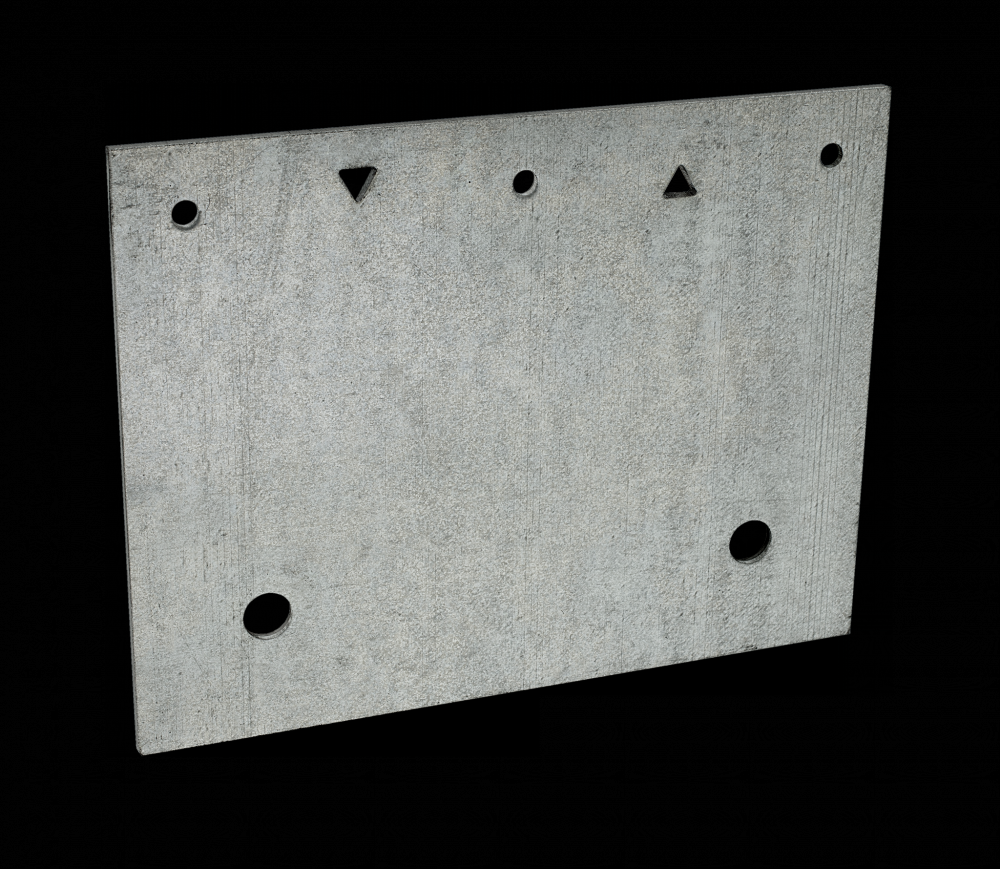 FRFP™ 7 in. x 9 in. Retrofit Foundation Plate<span class=' ItemWarning' style='display:block;'>Item is usually in stock, but we&#39;ll be in touch if there&#39;s a problem<br /></span>
