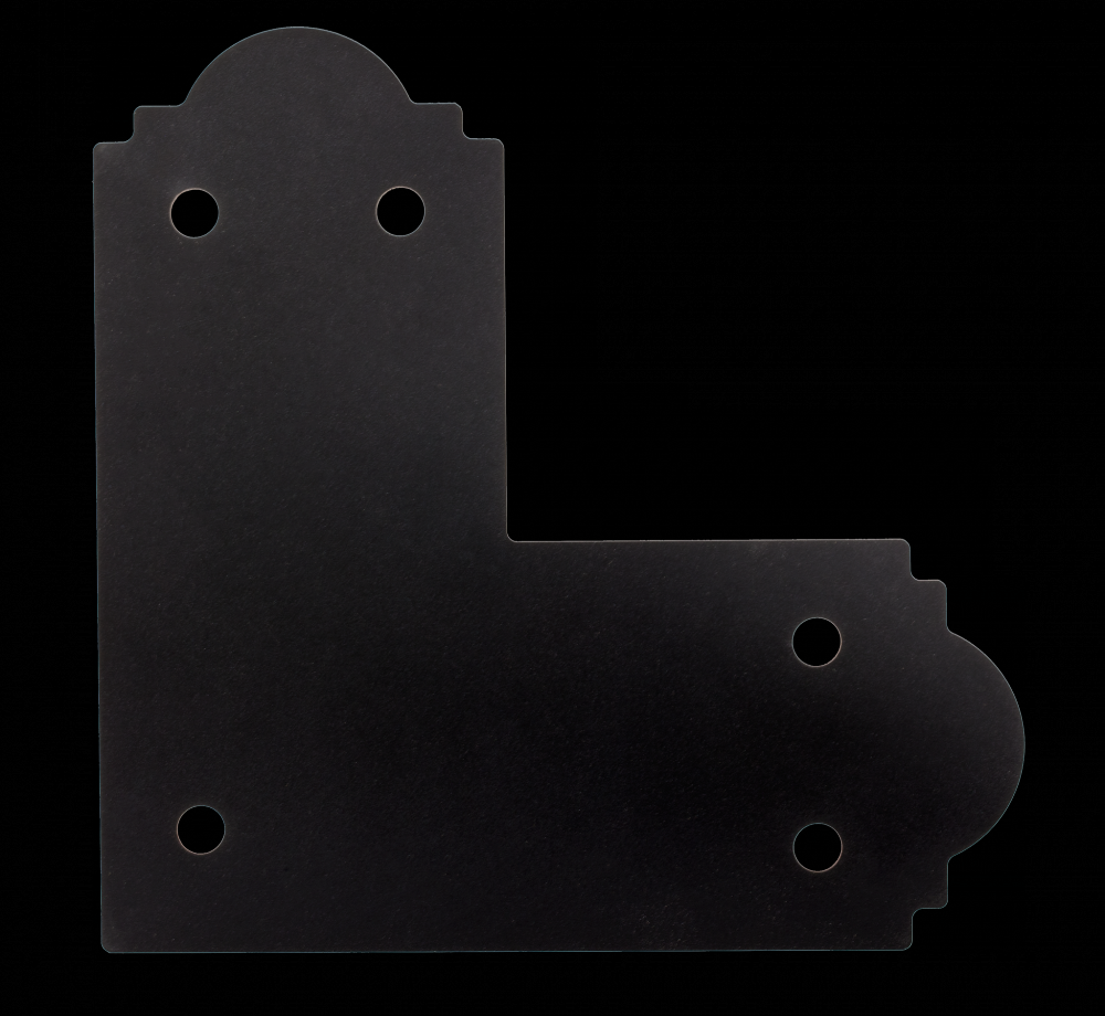 Outdoor Accents® Mission Collection® ZMAX®, Black Powder-Coated L Strap for 6x6<span class=' ItemWarning' style='display:block;'>Item is usually in stock, but we&#39;ll be in touch if there&#39;s a problem<br /></span>