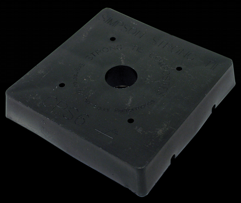 CPS Composite Plastic Standoff for 6x6<span class=' ItemWarning' style='display:block;'>Item is usually in stock, but we&#39;ll be in touch if there&#39;s a problem<br /></span>