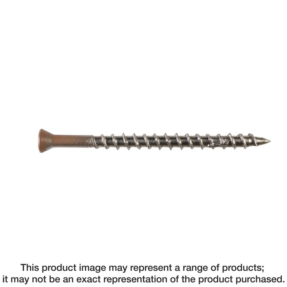 Deck-Drive™ DWP WOOD SS Screw - #7 x 1-5/8 in. T-15, Trim Head, Type 316 (4000-Qty)<span class=' ItemWarning' style='display:block;'>Item is usually in stock, but we&#39;ll be in touch if there&#39;s a problem<br /></span>