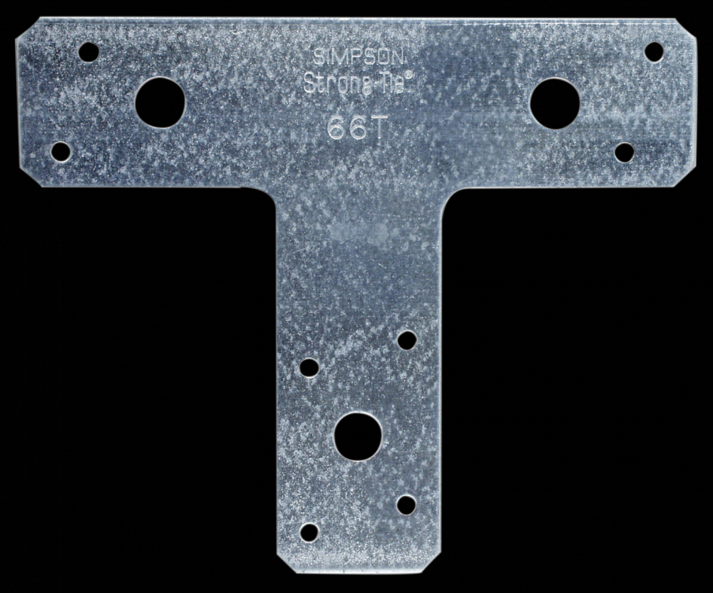 6 in. x 5 in. 14-Gauge Galvanized T Strap<span class=' ItemWarning' style='display:block;'>Item is usually in stock, but we&#39;ll be in touch if there&#39;s a problem<br /></span>