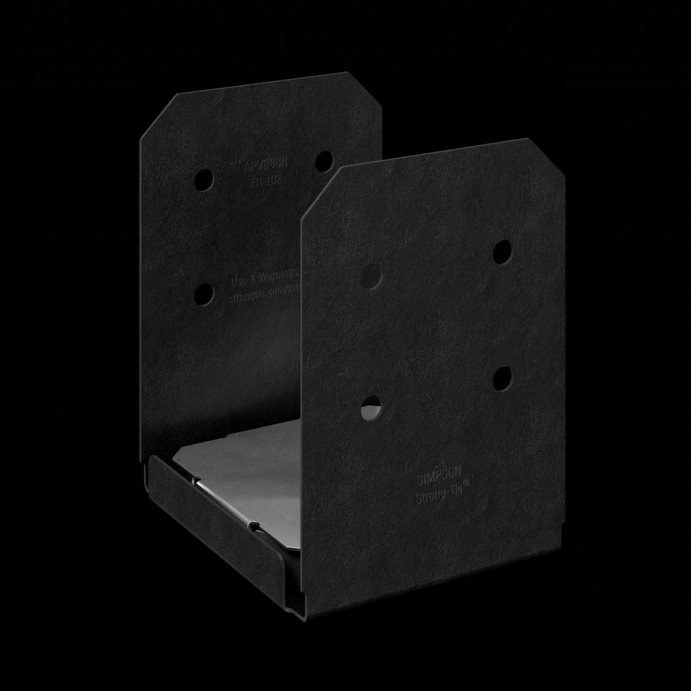 Outdoor Accents® Avant Collection™ ZMAX®, Black Powder-Coated Post Base for 8x8 Rough<span class=' ItemWarning' style='display:block;'>Item is usually in stock, but we&#39;ll be in touch if there&#39;s a problem<br /></span>