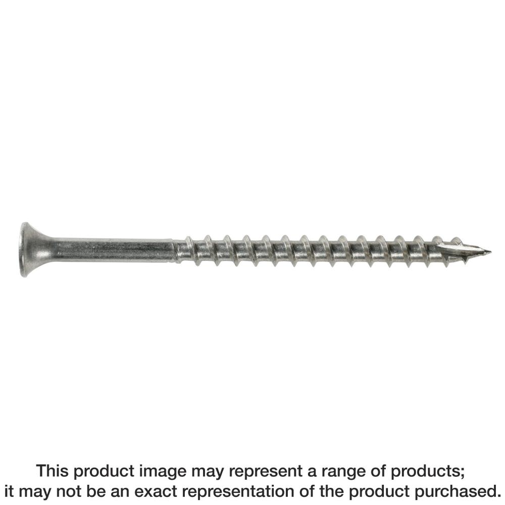 Bugle-Head Wood Screw, Square Drive - #8 x 1-5/8 in. #2 Square, Type 316 (4000-Qty)<span class=' ItemWarning' style='display:block;'>Item is usually in stock, but we&#39;ll be in touch if there&#39;s a problem<br /></span>