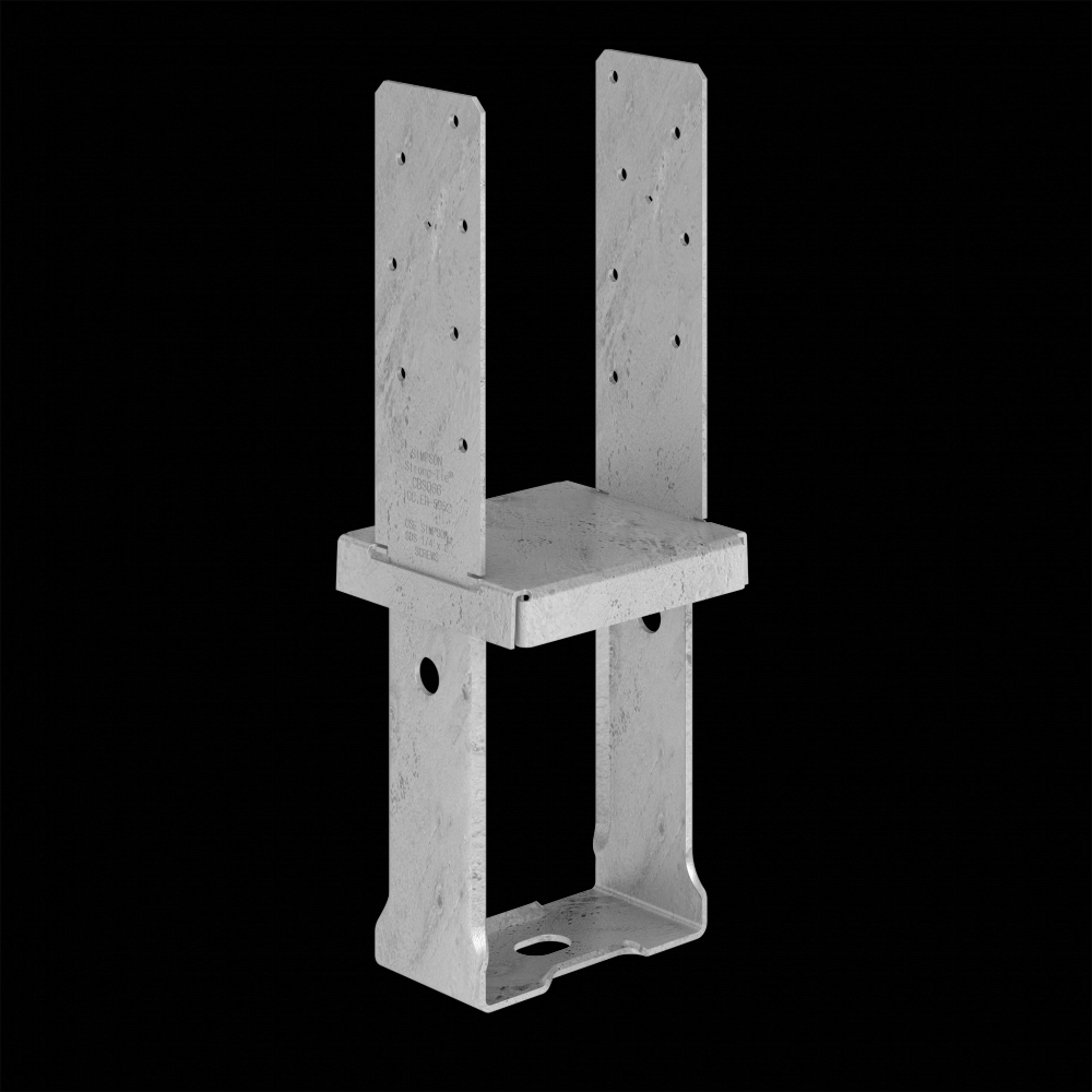 CBSQ Hot-Dip Galvanized Standoff Column Base for 6x6 with SDS Screws<span class=' ItemWarning' style='display:block;'>Item is usually in stock, but we&#39;ll be in touch if there&#39;s a problem<br /></span>